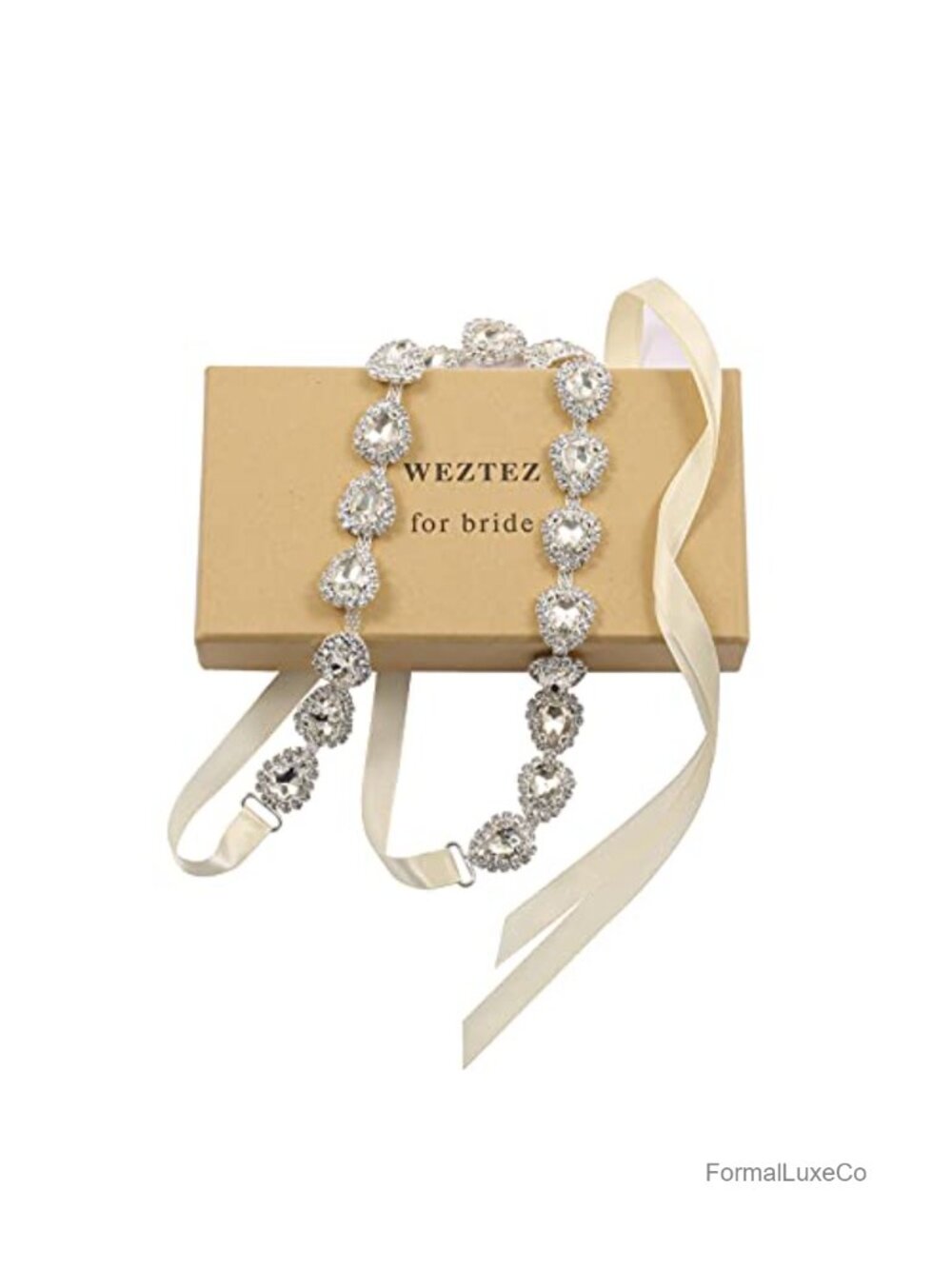 Rhinestone Bridal Belt Crystal Wedding Dress Sash for Bride Bridesmaid Gowns